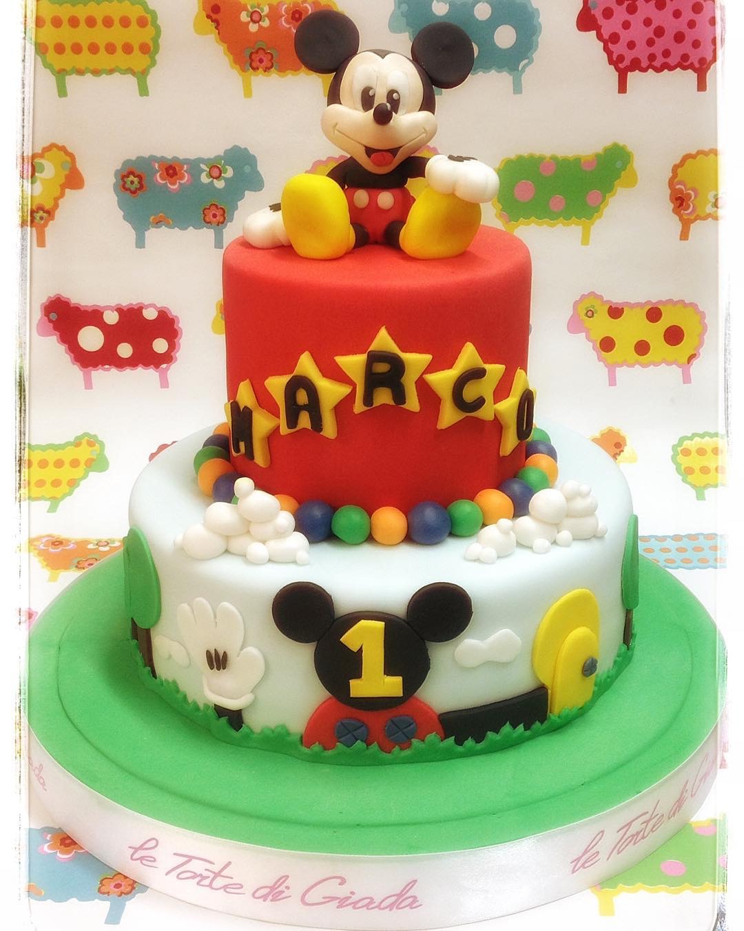 torta di compleanno topolino