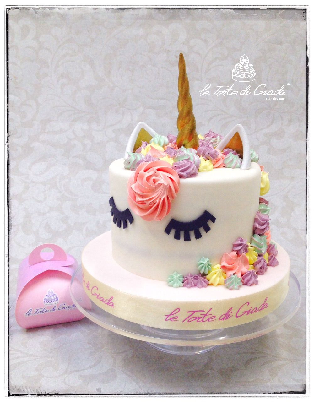 torte cake design brescia unicorno