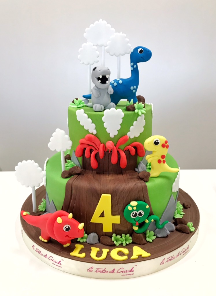torta dinosauri cake design brescia