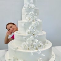 torta gigante piano matrimonio