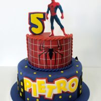 torta spiderman uomo