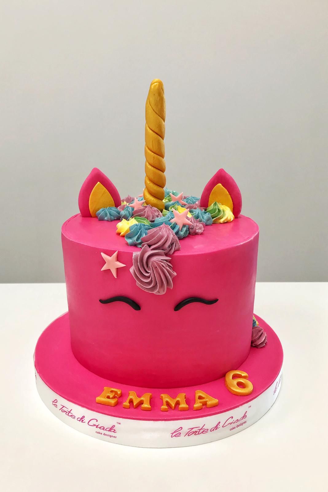 torta unicorno compleanno brescia